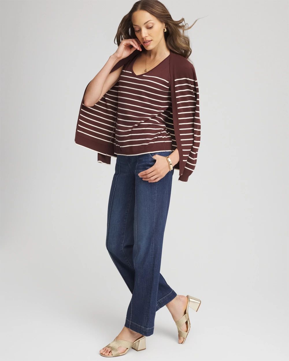 Ella Striped Sweater Tank