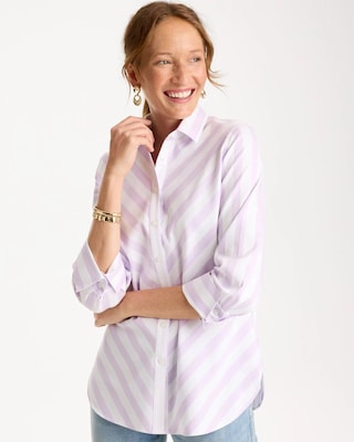 No Iron™ Stretch Striped Shirt