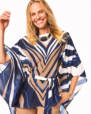 Voyage Belted Poncho