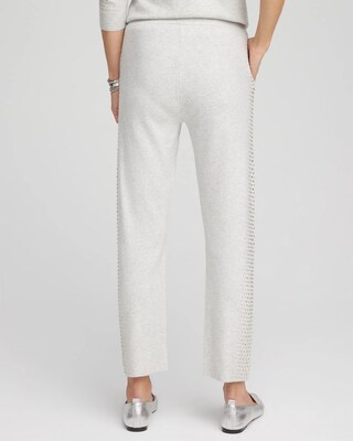 Zenergy® Luxe Cashmere Blend Rhinestone Ankle Pants click to view larger image.