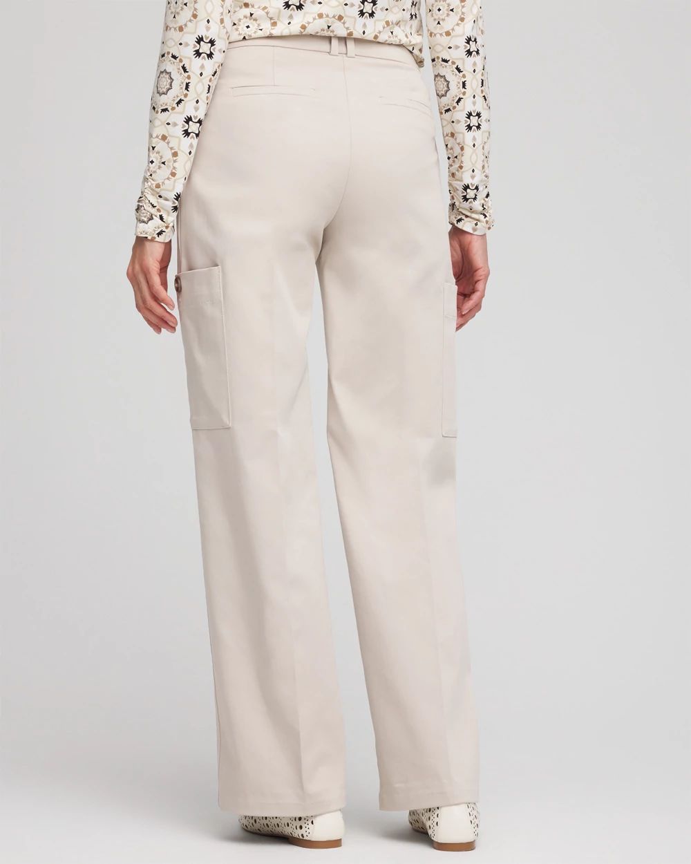 Sateen Cargo Pants