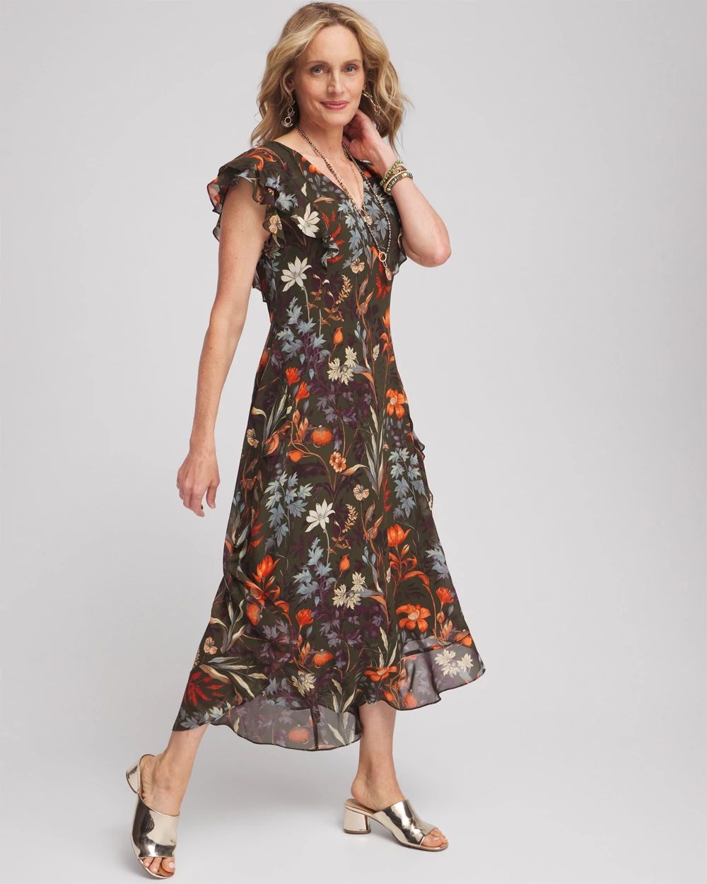 Ruffled Maxi Dress