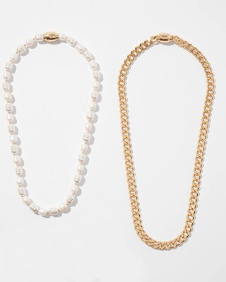 MagneticMix Fresh Water Pearl Necklace