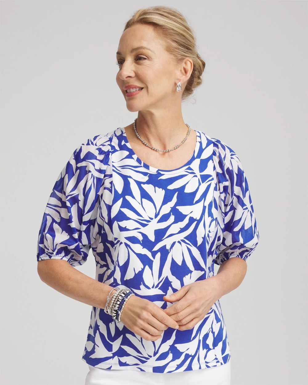 Dolman Short Sleeve Knit Top