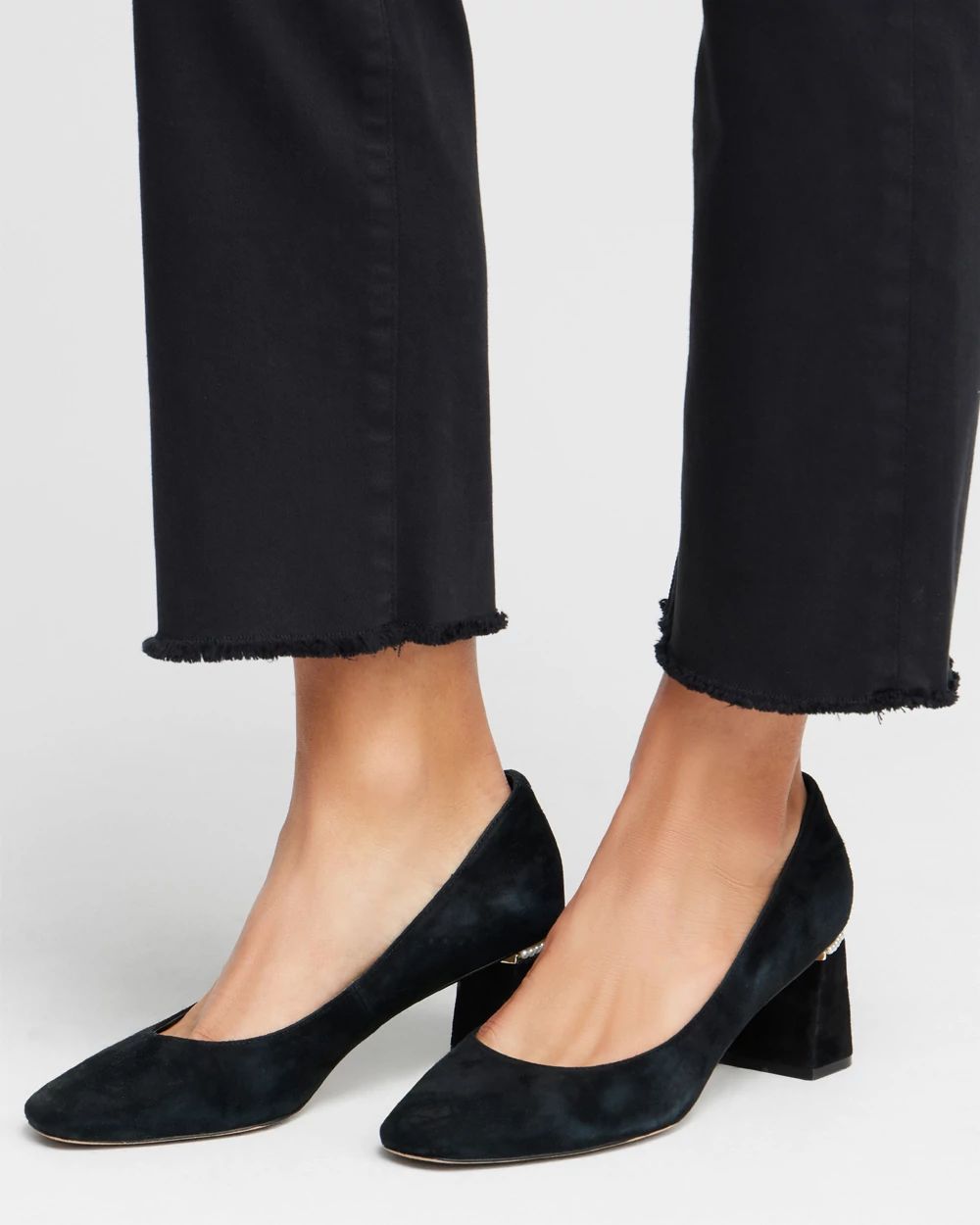 High Rise Straight Cropped Jeans