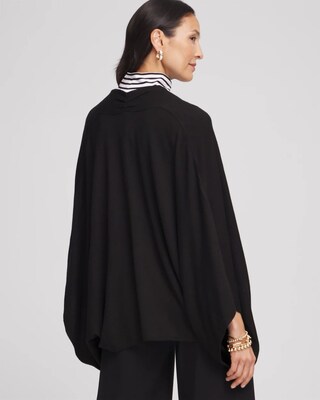 Surplice Sweater Poncho click to view larger image.
