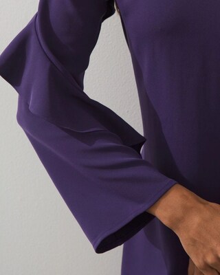 Ruffle-Sleeve Tunic