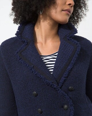 Tweed Knit Blazer