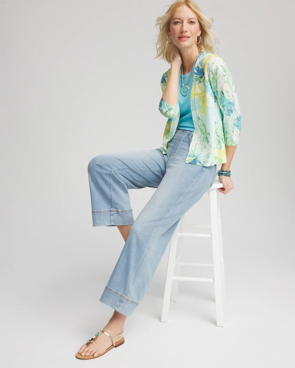 Tropical Summer Romance Short Cardigan