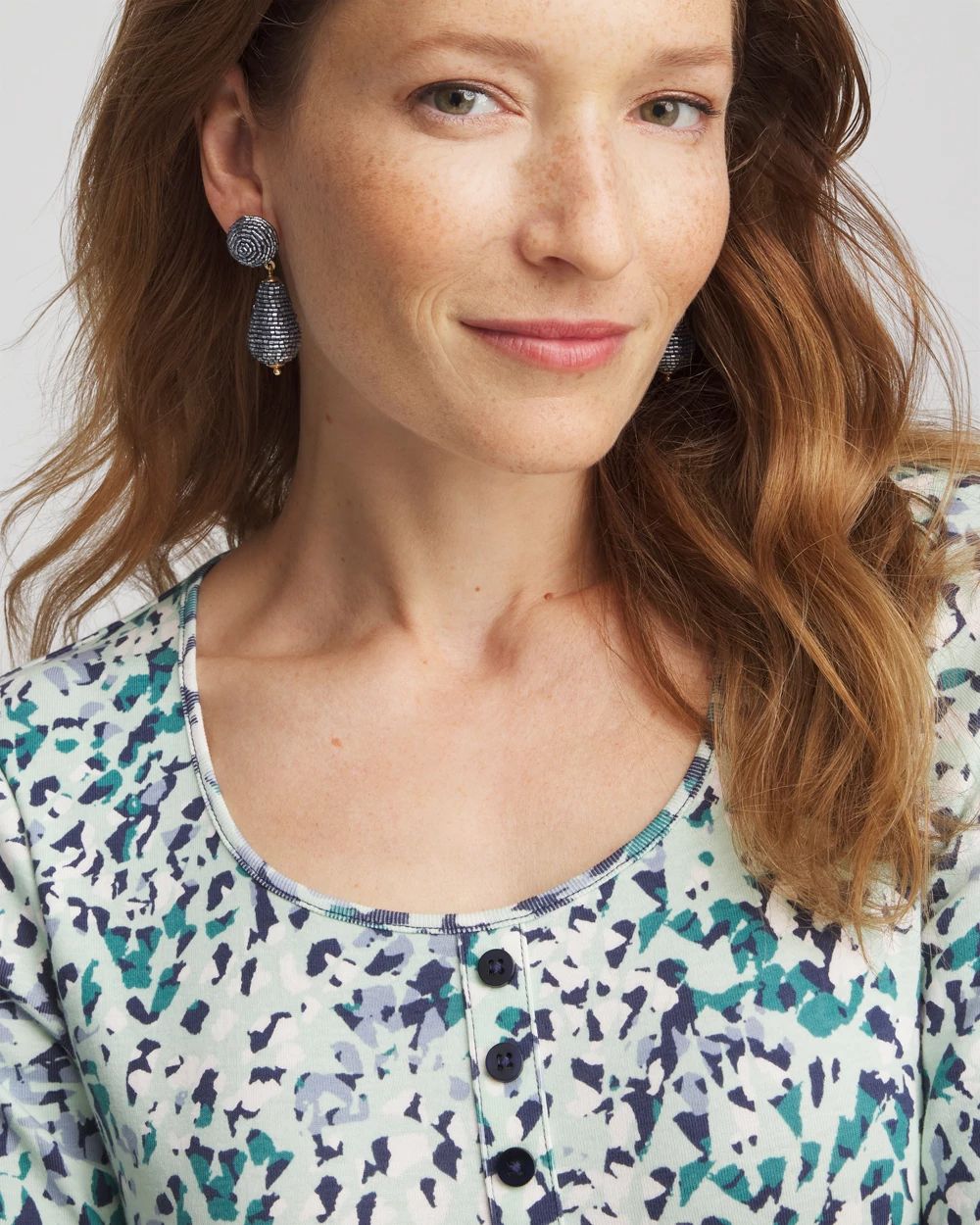 Wrapped Teardrop Post Earrings