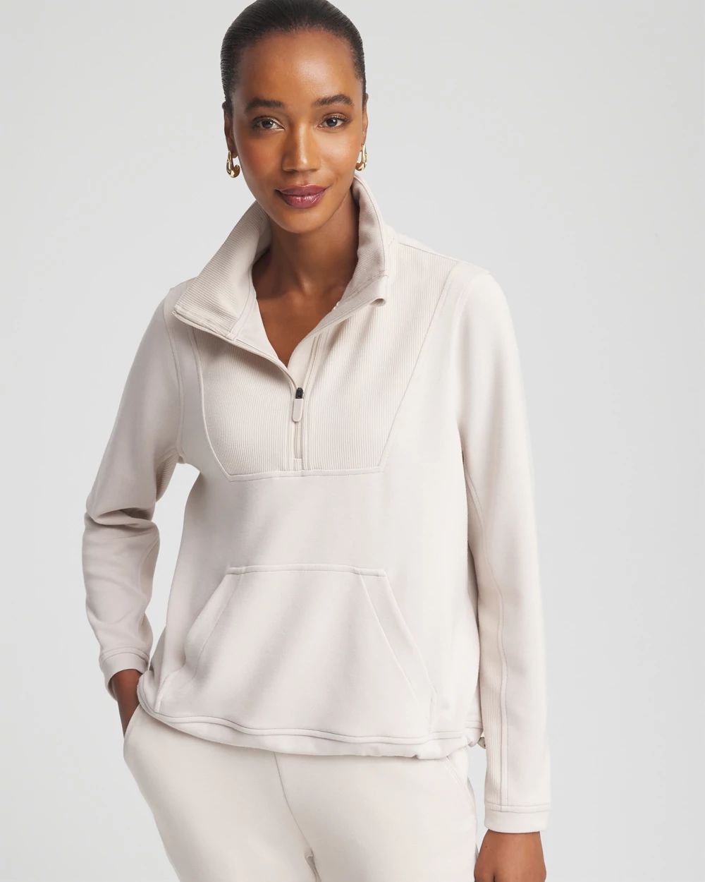 Zenergy® Ribbed Sweatshirt