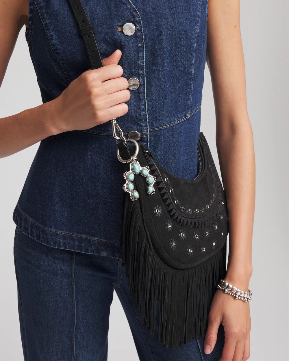 Equestrian Turquoise Bag Charm