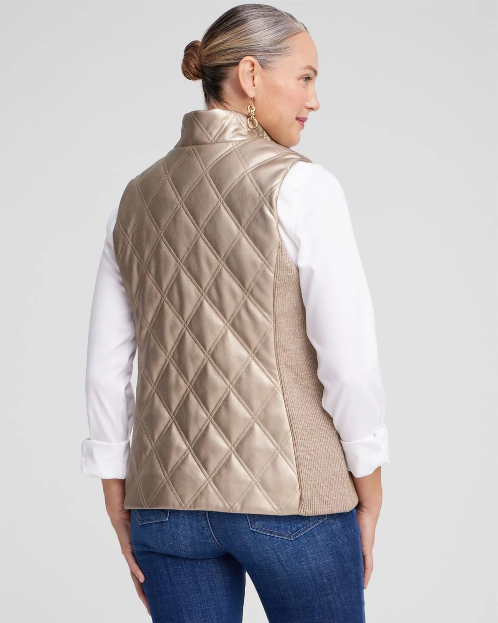 Faux Leather Vest