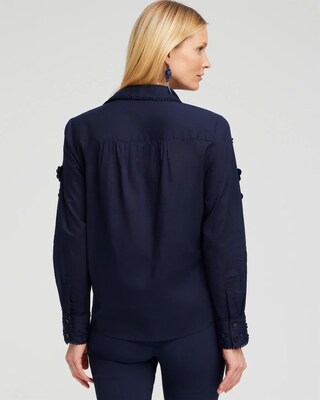 Floral Applique Blouse