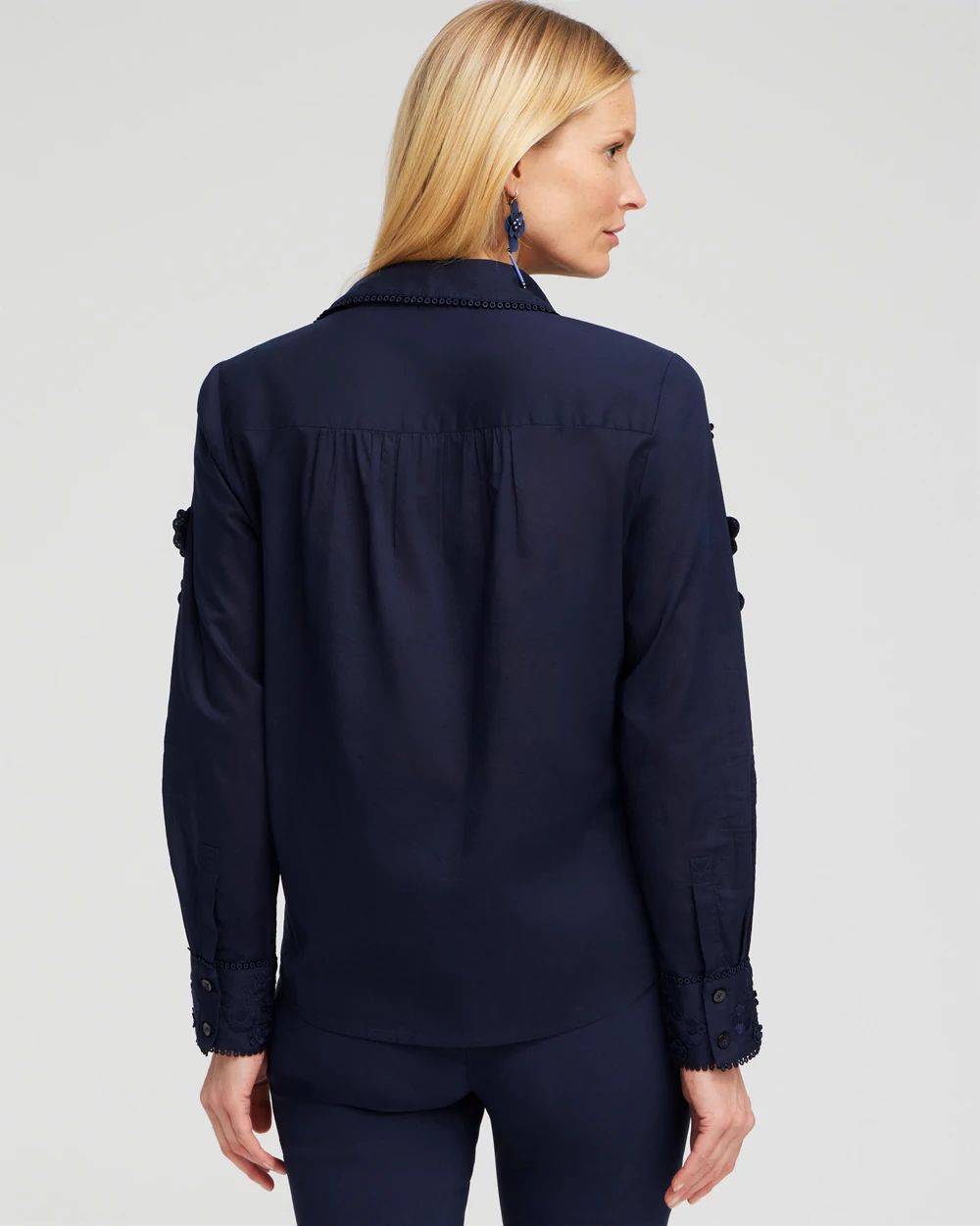 Floral Applique Blouse