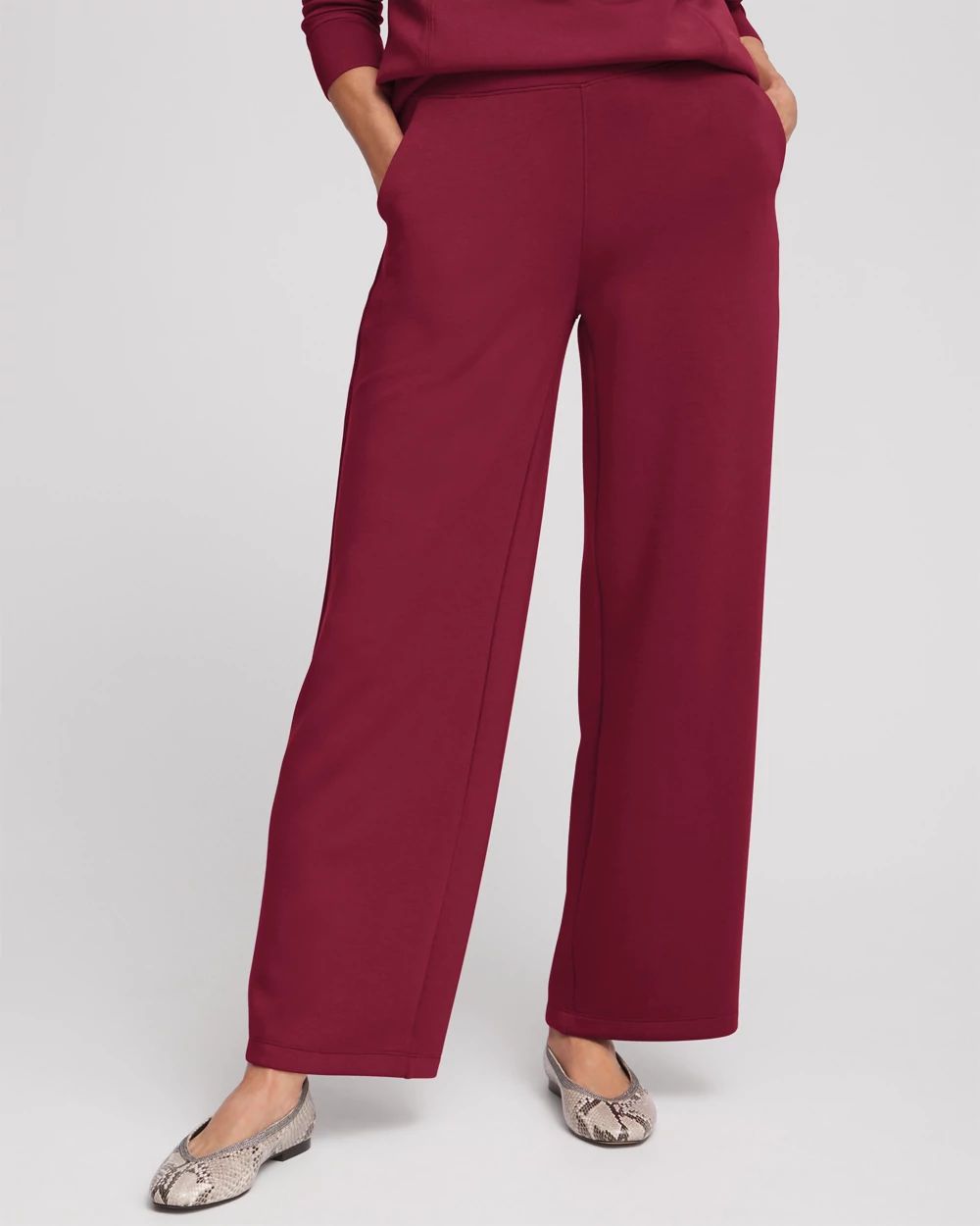Zenergy® Wide Leg Scuba Pants