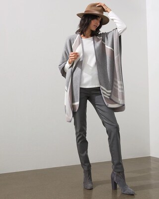 Stripe Knit Ruana