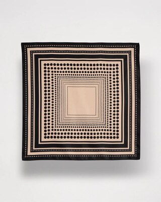 Polka Dot Square Scarf click to view larger image.