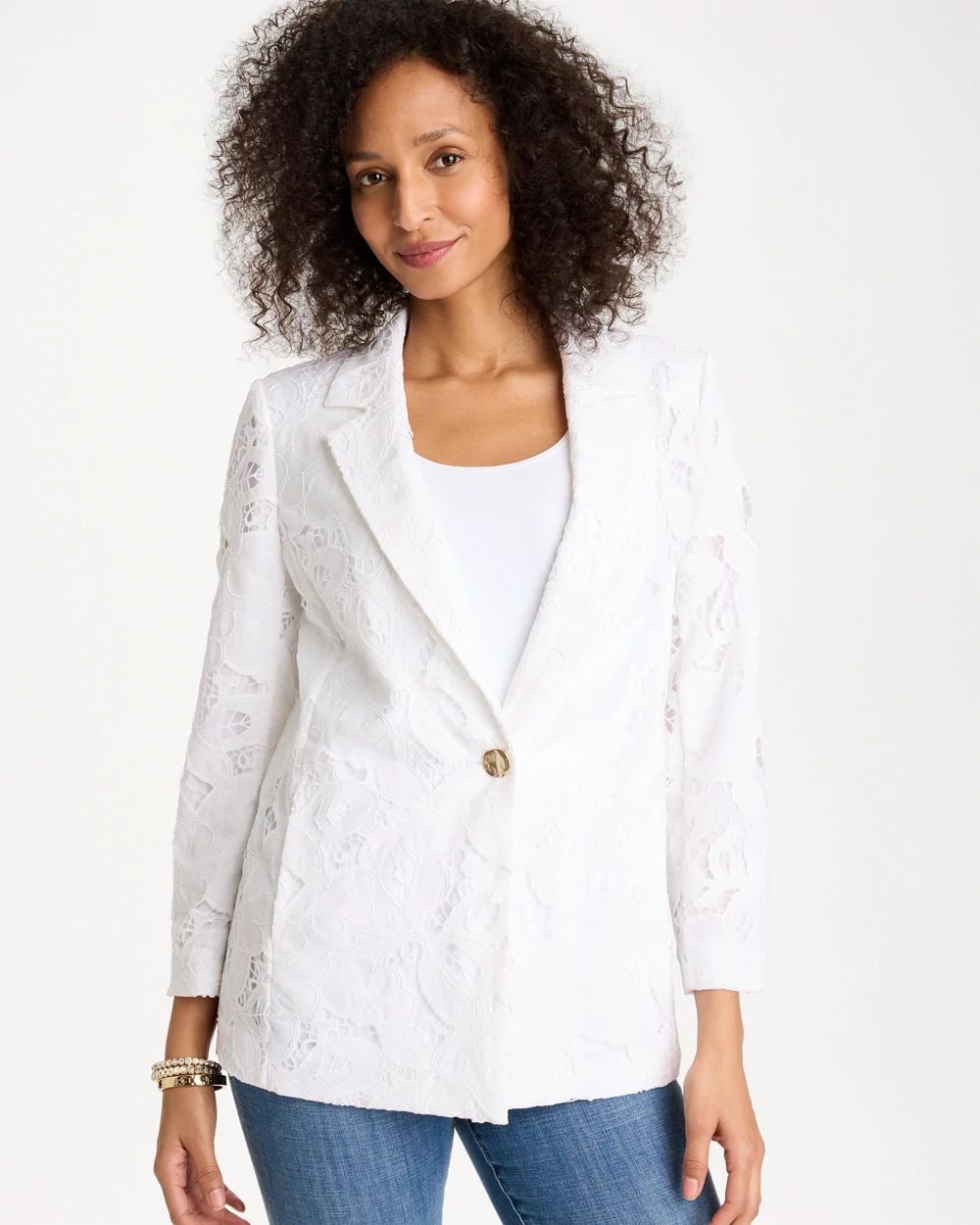 Classic Lace Blazer