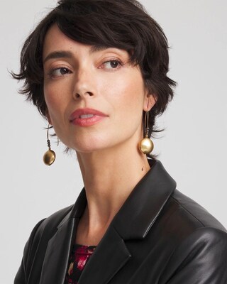 No Droop™ Sphere Threader Earrings