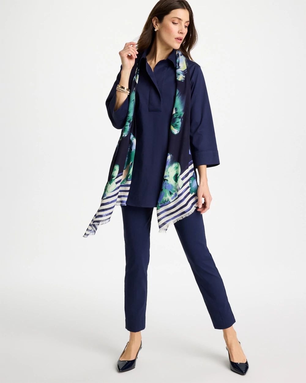 Brigitte™ Slim Pull-On Ankle Pants click to view larger image.