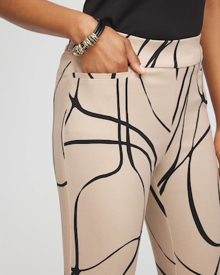 Brigitte™ Golden Leaf Slim Full-Length Pants click to view larger image.