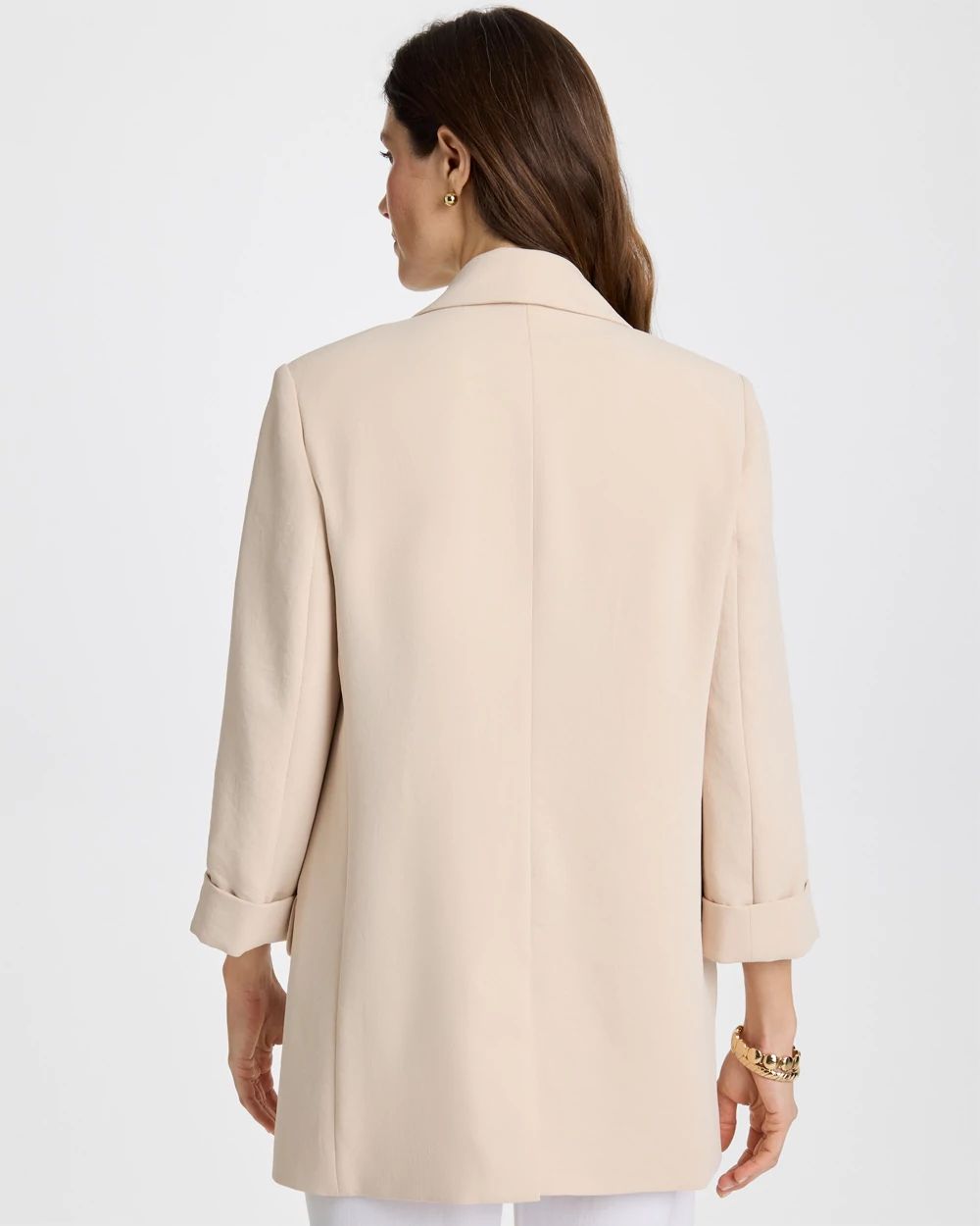 Boyfriend Crepe Blazer