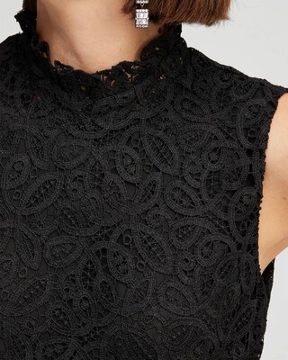 Black Label Lace Tiered Maxi Dress