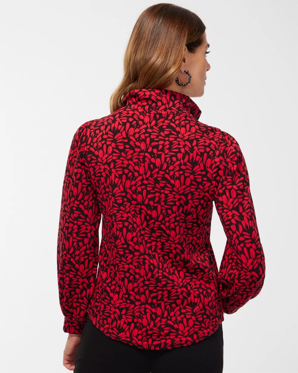 Zenergy® French Terry Print Half Zip Pullover