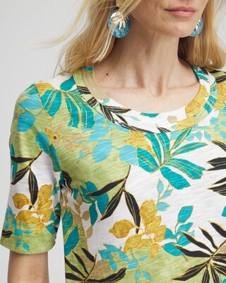 Palms Scoop Neck Tee