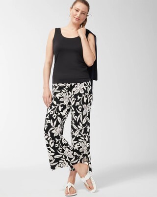 Travelers Floral Print Crops