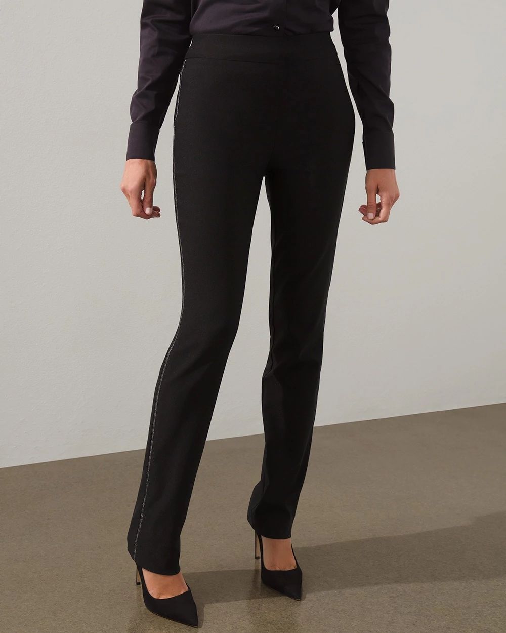 Brigitte Beaded Side Slim Pants