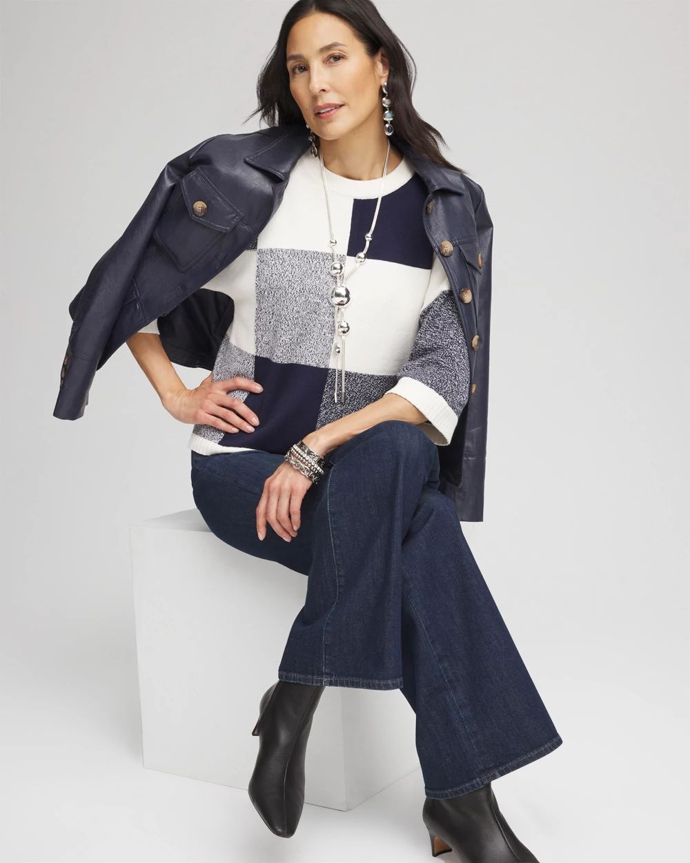 Dolman Sleeve Pullover Sweater