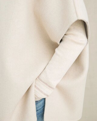 Zip Snap Poncho Cape