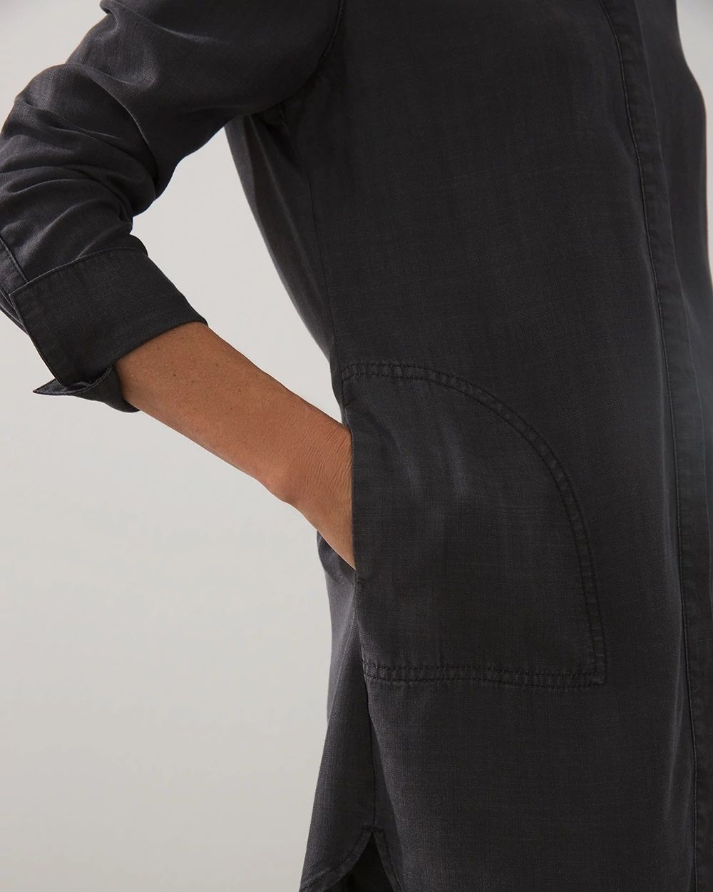 Touch of Cool Denim Pocket Tunic