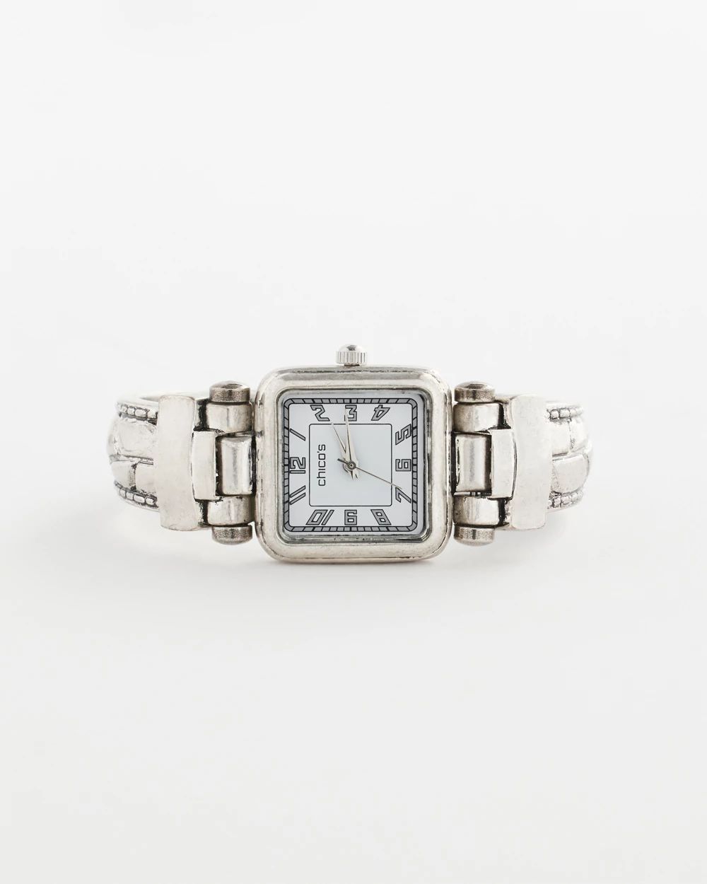Chico's Originals Vintage Silver Cuff Watch