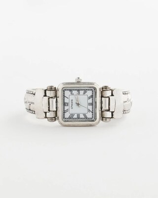 Chico's Originals Vintage Silver Cuff Watch