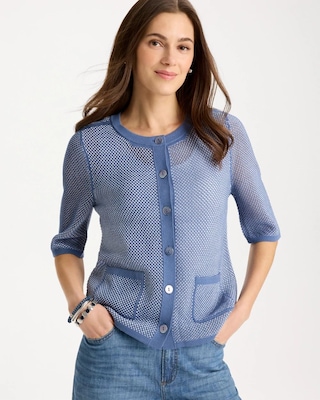 Mesh Lady Jacket Cardigan