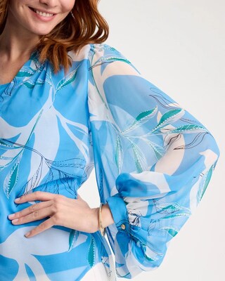 Georgette Printed Blouse click to view larger image.