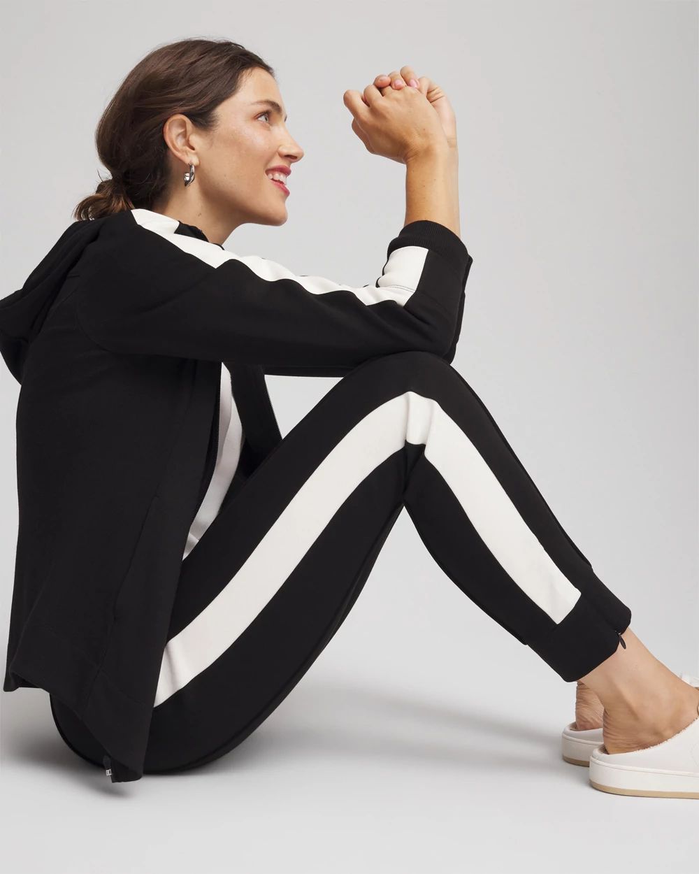 Zenergy Scuba Contrast Ankle Pants