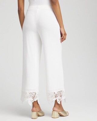 Travelers™ Crochet-Lace Cropped Pants click to view larger image.