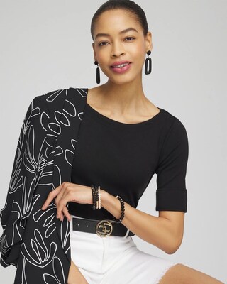 Bateau Neck Tee