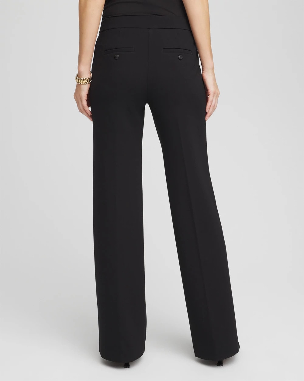 Emme Wide-Leg Trouser Ponte Pants