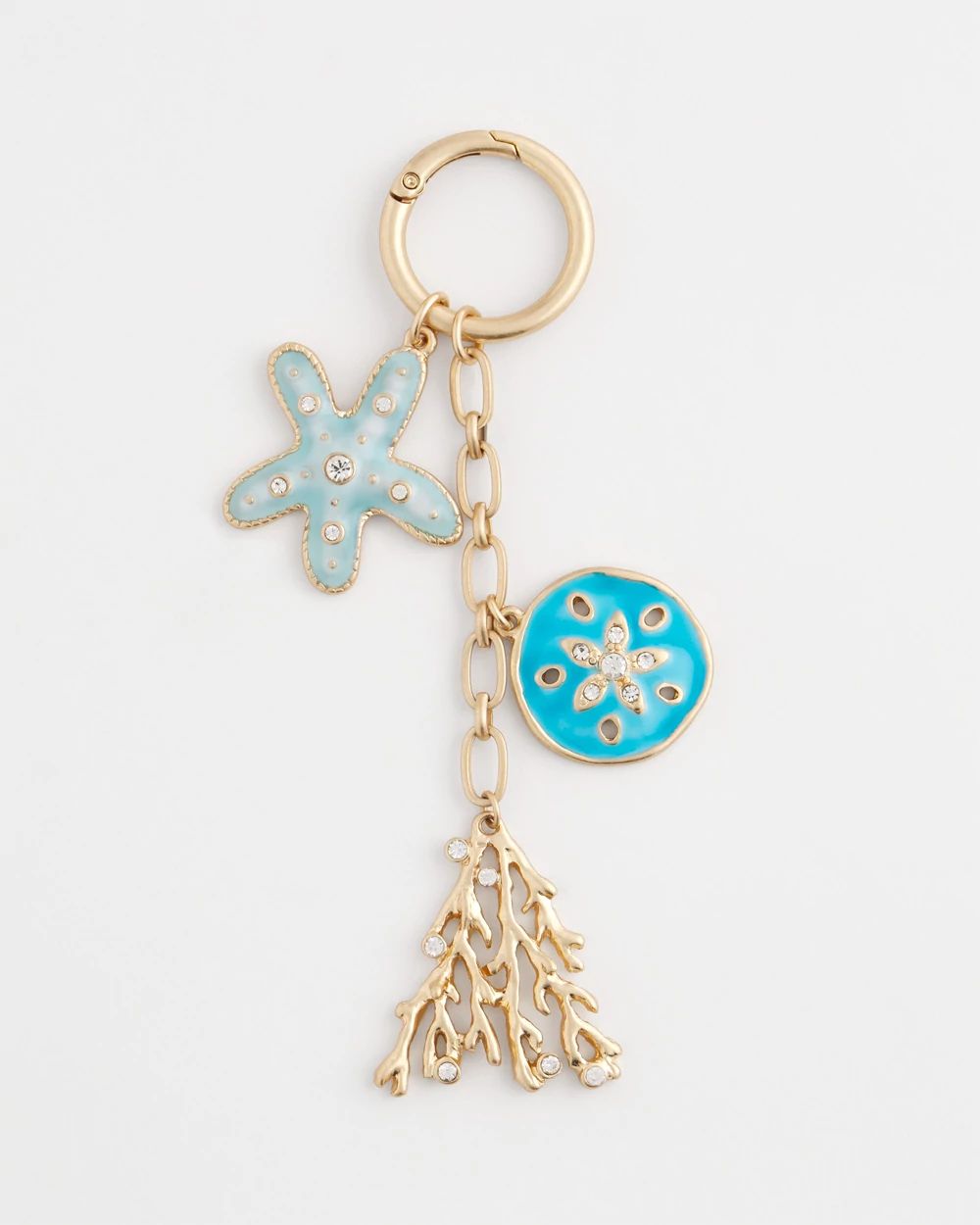 Seashell Key Chain Bag Charm