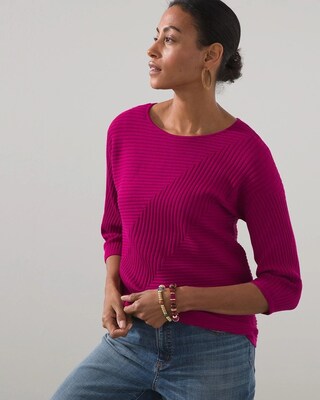 Rib Knit Pullover Sweater