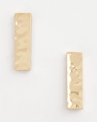 Ash Gold Collection Square Drop Earrings click to view larger image.