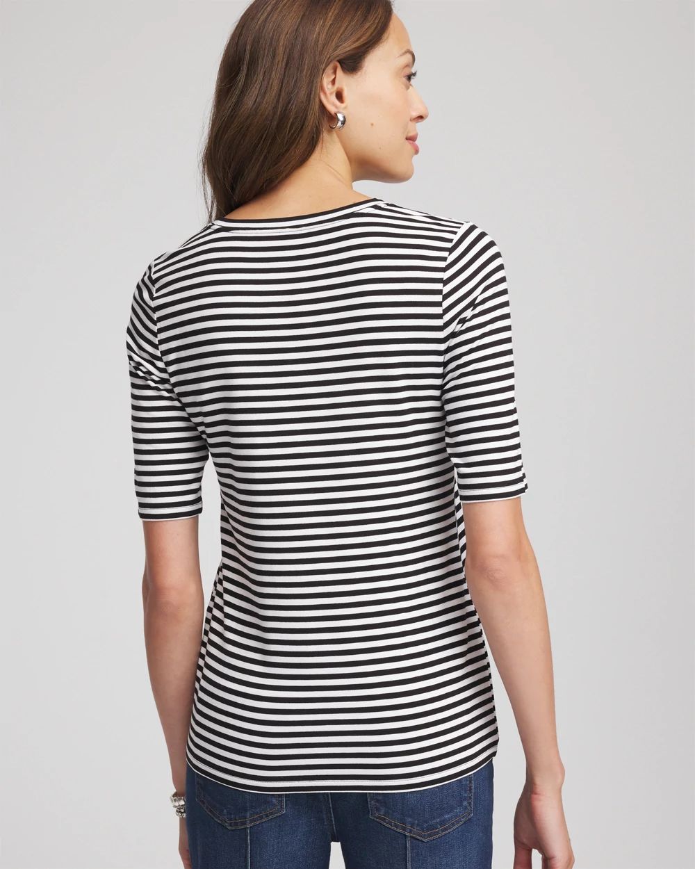 Touch of Cool™ Elbow-Sleeve Perfect Tee