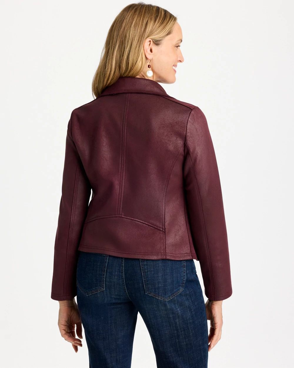 Suede Moto Jacket click to view larger image.