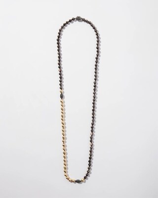 Beaded Infinite Magnetic Necklace