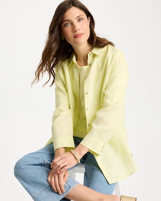 No Iron™ Linen Shirt click to view larger image.